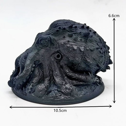 Escultura realista de animais polvo